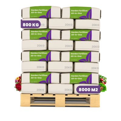 Engrais de Jardin Tout-en-Un - 40x équivaut à 800 kg pour 8 000m2 - Organifer