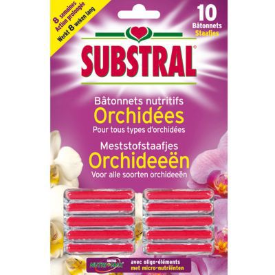 FERTILIGENE Orchideen-Düngerstäbchen – 10 Stück, Nährstoffe Für 8 Wochen | Langzeitdünger Für Topfpflanzen & Blumenkästen