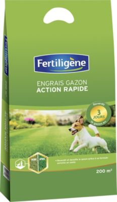 Engrais gazon 3 jours Fertiligène 200m²