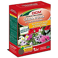 Engrais géraniums et plantes fleuries DCM 1,5kg