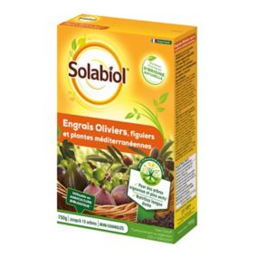 Engrais oliviers, figuiers et plantes méditerranéennes Solabiol 750g