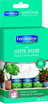 Engrais plantes d'intérieures Fertilègne Ma juste dose 3 x 30 ml