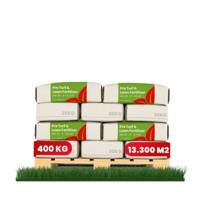 Engrais Pro pour Pelouses et Gazons - Libération Contrôlée - 20x équivaut à 400 kg pour 13 300 - Organifer