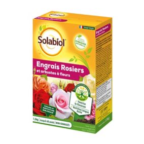 Engrais rosiers et arbustes à fleurs Solabiol 1,5kg