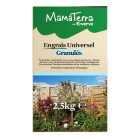 Engrais universel Granulés 2.5 kg Mamaterra