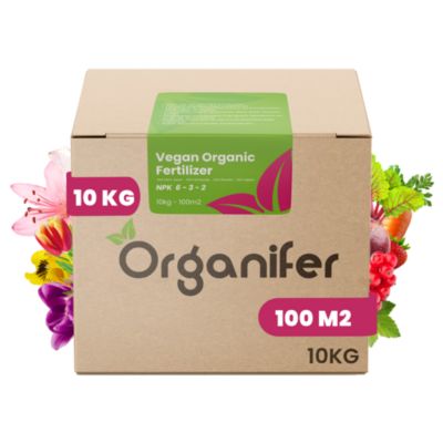 Engrais Végétalien Végétal - 10 kg pour 100 m2 - Organifer