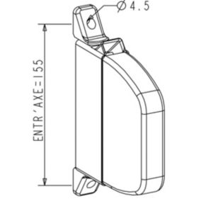 ENROULEUR ALUTOILE PIVOTANT SANGLE 14MM L6.5