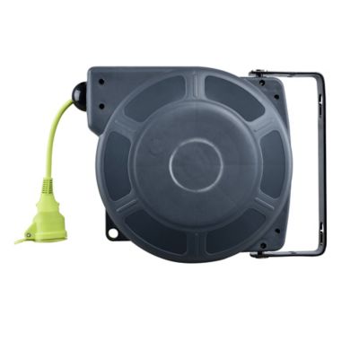 Enrouleur automatique de câble mural H05VVF 3G 1,5mm² 15m