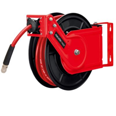 Enrouleur automatique pour tuyau d'air comprimé pro Mecafer 12m