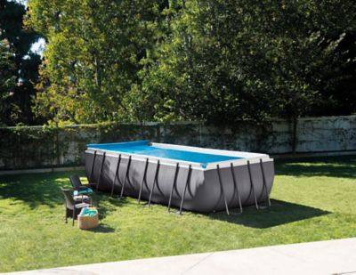 Enrouleur de bâches à bulles pour piscines rectangulaires Intex
