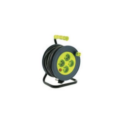 Enrouleur de bricolage 3G1mm² 15 m Anis