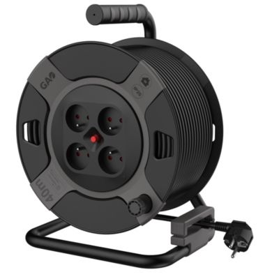 Enrouleur de bricolage Quarx H05VVF 3G1.5 40m