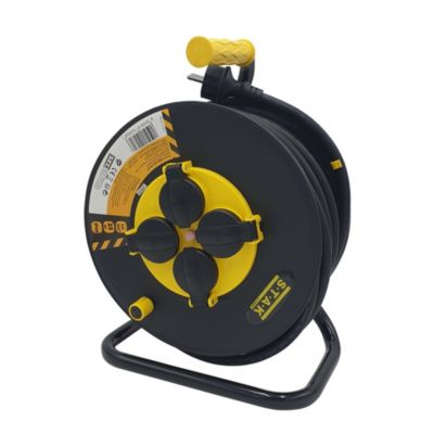 Enrouleur de chantier, 4 prises, 3G2.5, 40mètres , NF, IP44
