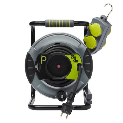 Enrouleur de chantier Diall 27/3M H07RNF 3G1 5mm²