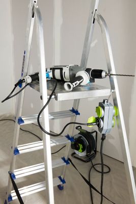 Enrouleur de chantier Diall 27/3M H07RNF 3G1 5mm²