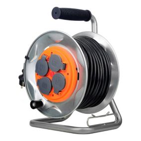 Enrouleur de chantier IP44 - 4 prises 25m Zenitech