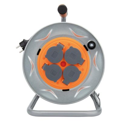 Enrouleur de chantier IP44 - 4 prises 25m Zenitech