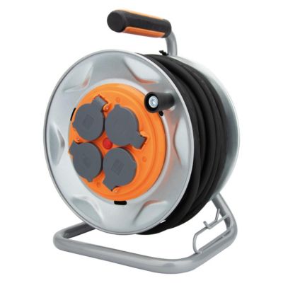 Enrouleur de chantier IP44 - 4 prises 25m Zenitech