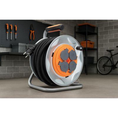 Enrouleur de chantier IP44 - 4 prises 25m Zenitech
