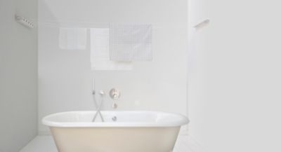 Enrouleur de cordes à linge 22m blanc Brabantia