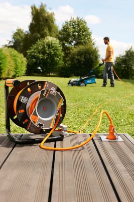 Enrouleur de jardin Diall 22/3M H05VVF 3G1 5mm²