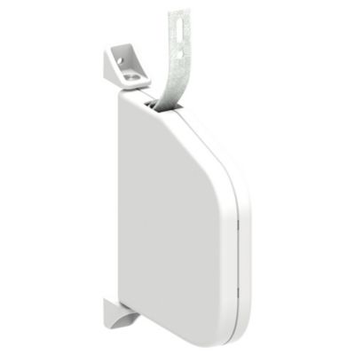 Enrouleur de sangle arrondi pour volet roulant avec sangle de 5,5 m - blanc