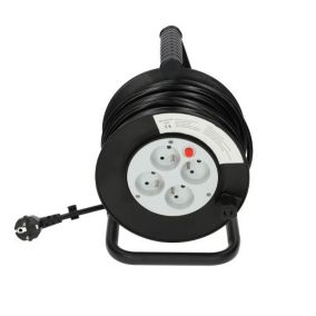 Enrouleur électrique 25m H05VV-F 3G 1,5mm2 - HANGER - 600002