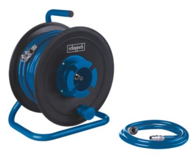 Enrouleur portable tuyau pression 20m Scheppach