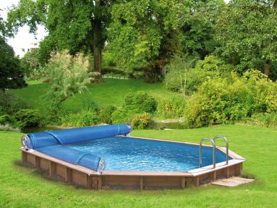 Enrouleur pour piscines hors-sol de 2,44m à 6,32m de largeur GRE
