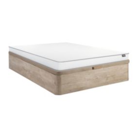 Ensemble 140 x 190 cm sommier coffre naturel clair + matelas mousse ép.12cm - ASTYANAX II de YSMÉE