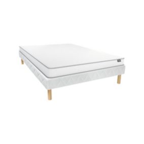 Ensemble 140 x 190 cm sommier + matelas mousse ép.12cm - ASTYANAX de YSMÉE