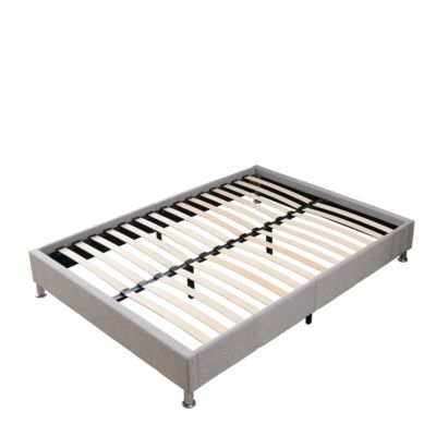 Ensemble 140x190cm Matelas en mousse + Cadre de lit Plateforme Capitonné, Epaisseur du Matelas 22cm