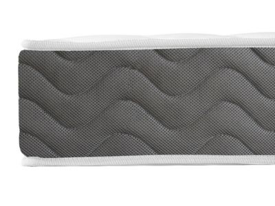 Ensemble 160 x 200 cm sommier coffre avec tiroir blanc + matelas mousse HD mémoire de forme et tissu 3D respirant ép.18cm - HEAVEN