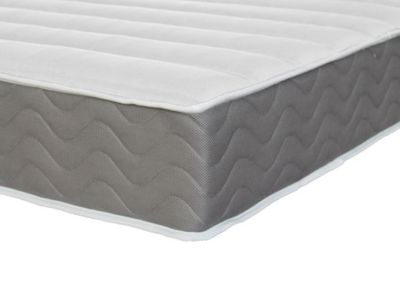 Ensemble 160 x 200 cm sommier coffre avec tiroir blanc + matelas mousse HD mémoire de forme et tissu 3D respirant ép.18cm - HEAVEN