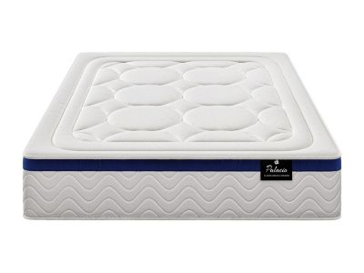 Ensemble 180 x 200 cm sommier + matelas hybride ressorts ensachés et mémoire de forme ép.30cm - MARQUIS de PALACIO