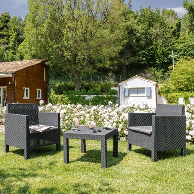 Ensemble 2 places PENELOPE - Noir anthracite