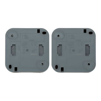 Ensemble 2 prises avec terre monobloc et 1 interrupteur va-et-vient étanche Jacobsen Malinn