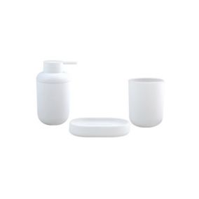 Ensemble 3 accessoires de salle de bain ISI Blanc MSV