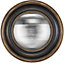 Ensemble 3 miroirs convexe rond style vintage effet vieilli noir convexe ⌀16/19/23 cm