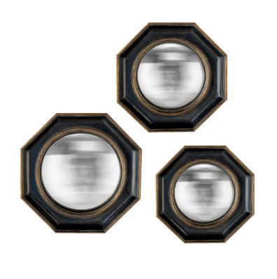Miroir Convexe Noir Acrylique VidaXL Pour Garage Ou Route - Sécurité Intérieur/extérieur