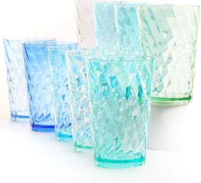 Ensemble 9 Gobelets Bistro 650ml Plastique Incassable