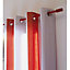 Ensemble barre à rideau extensible Colours Haruki orange fluo 120/210 cm