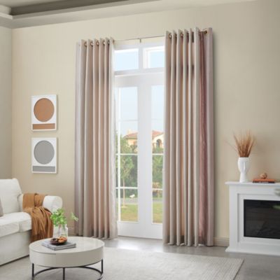 Ensemble barre à rideau industriel extensible chromé Athens GoodHome L. 120/210 x Ø16/19 cm