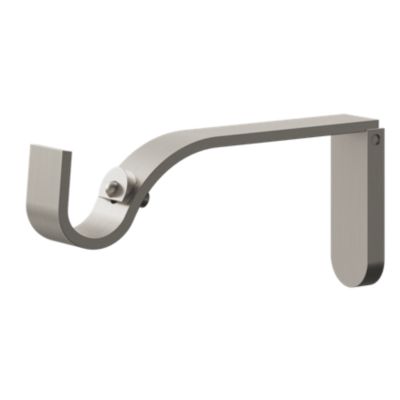 Ensemble barre à rideau industriel extensible chromé Athens GoodHome L. 120/210 x Ø16/19 cm