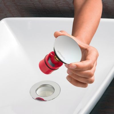 Ensemble bonde et siphon de lavabo Wirquin Nano 6.7 Sortie Ø32 mm - 1/4 de tour