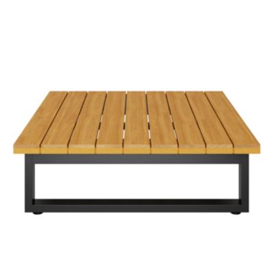 Ensemble canapé 2 personnes et fauteuil d'angle MOALA acacia GOODHOME