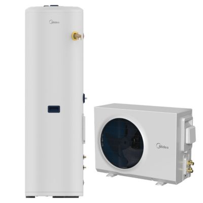 Ensemble chauffe-eau thermodynamique connecté 300L Combo Split - MIDEA - MIDCOMBO300L