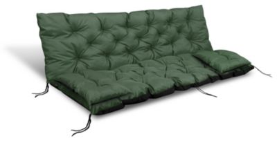 Ensemble coussins jardin AIO FACTORY 180x60x50 cm imperméable vert