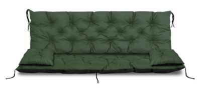 Ensemble coussins jardin AIO FACTORY 180x60x50 cm imperméable vert