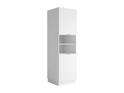 Ensemble cuisine complète + colonne - Blanc et Naturel - CARMEO